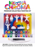 Kit Collector MECHHA CHROMA — coffret de 10 figurines inspirées de MECCHA CHAMELEON avec accessoires de peinture